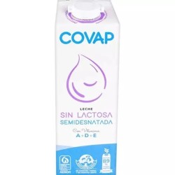 LECHE COVAP 1 LT. BRIK SEMIDESNATAD