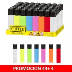 CLIPPER LISOS TRASLUCIDO 44+4 U